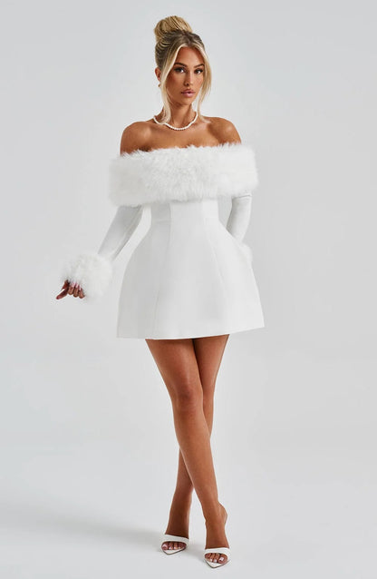 Off-Shoulder Mini Dress