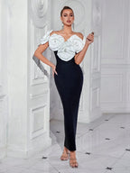 Elegant Floral Bodycon Dress