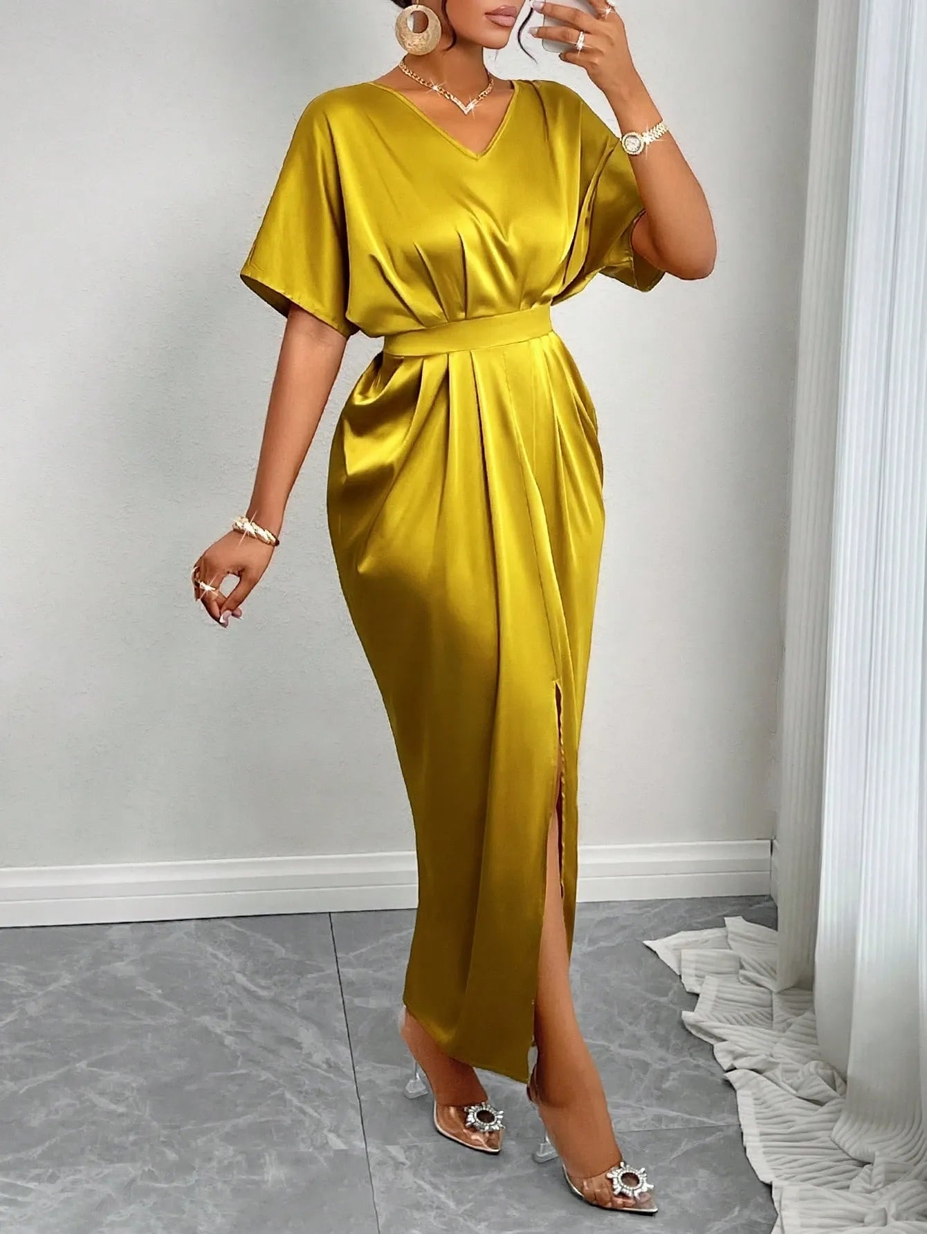 Glossy Cocktail Dress
