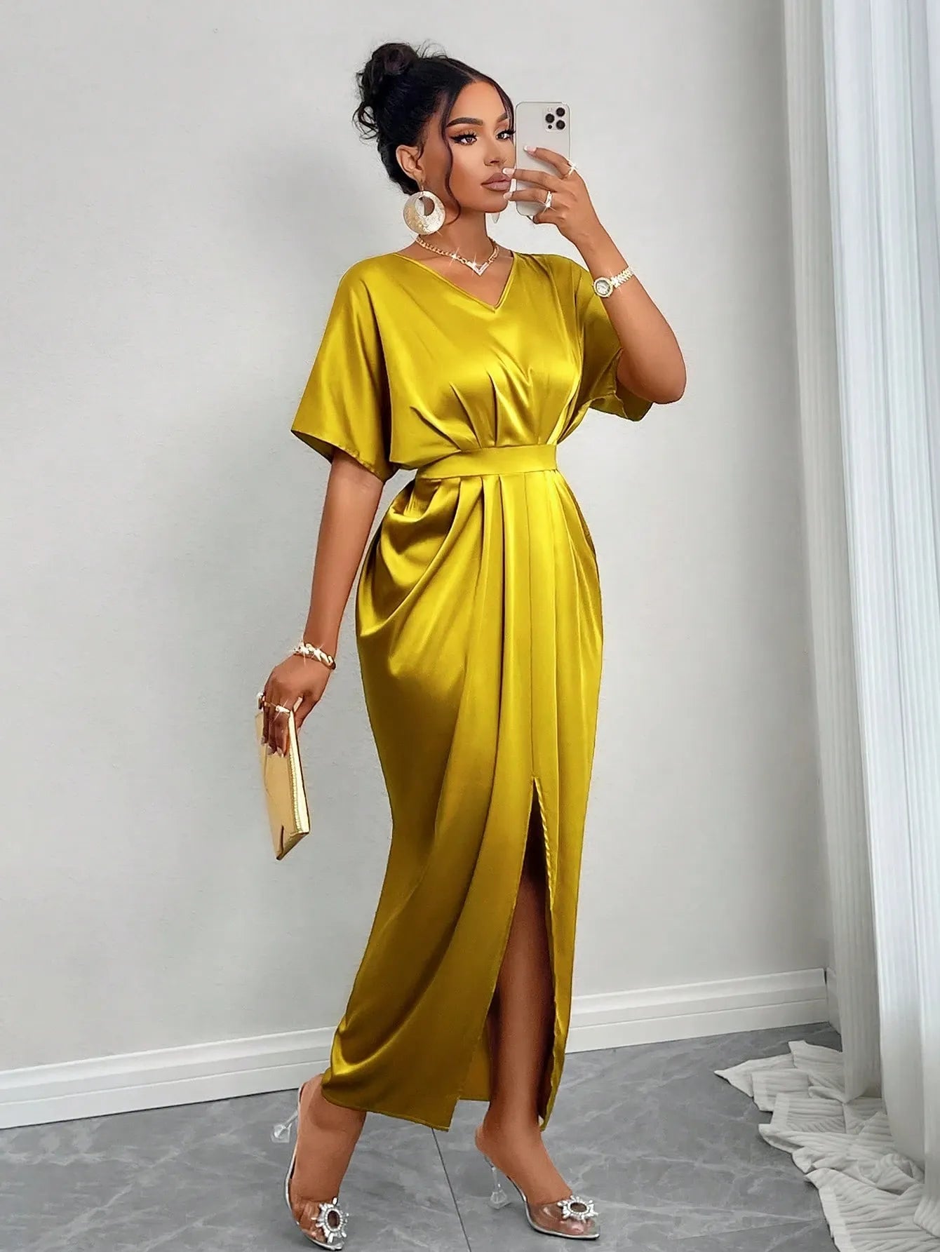 Glossy Cocktail Dress