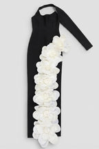 The Midnight Bloom Column Dress