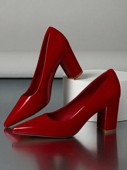 Minimalist Point Toe High Heel Pumps