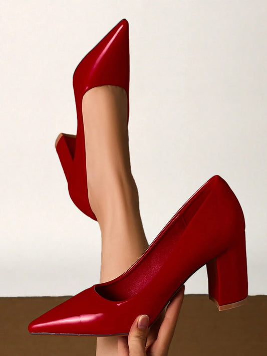 Minimalist Point Toe High Heel Pumps