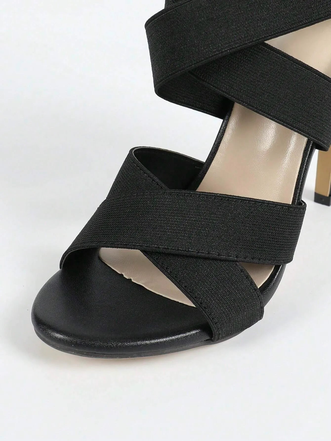 Criss Cross Stiletto Heeled