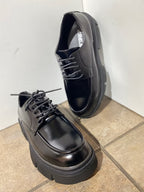 Synthetic Low-Top Lace-Up Shoes