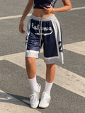 Drawstring Waist Casual Shorts