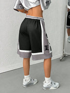 Drawstring Waist Casual Shorts