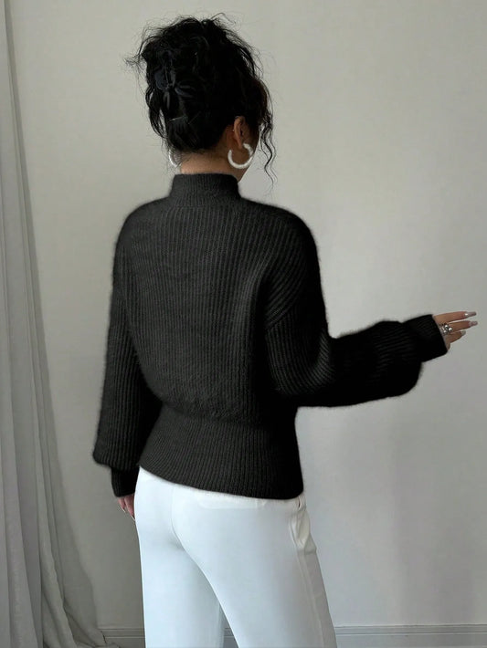 Casual Pullover Bow Detail Sweaters