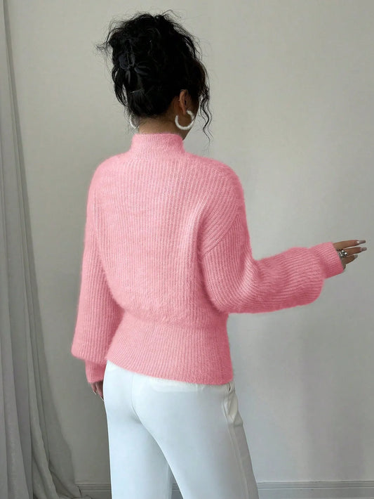 Casual Pullover Bow Detail Sweaters