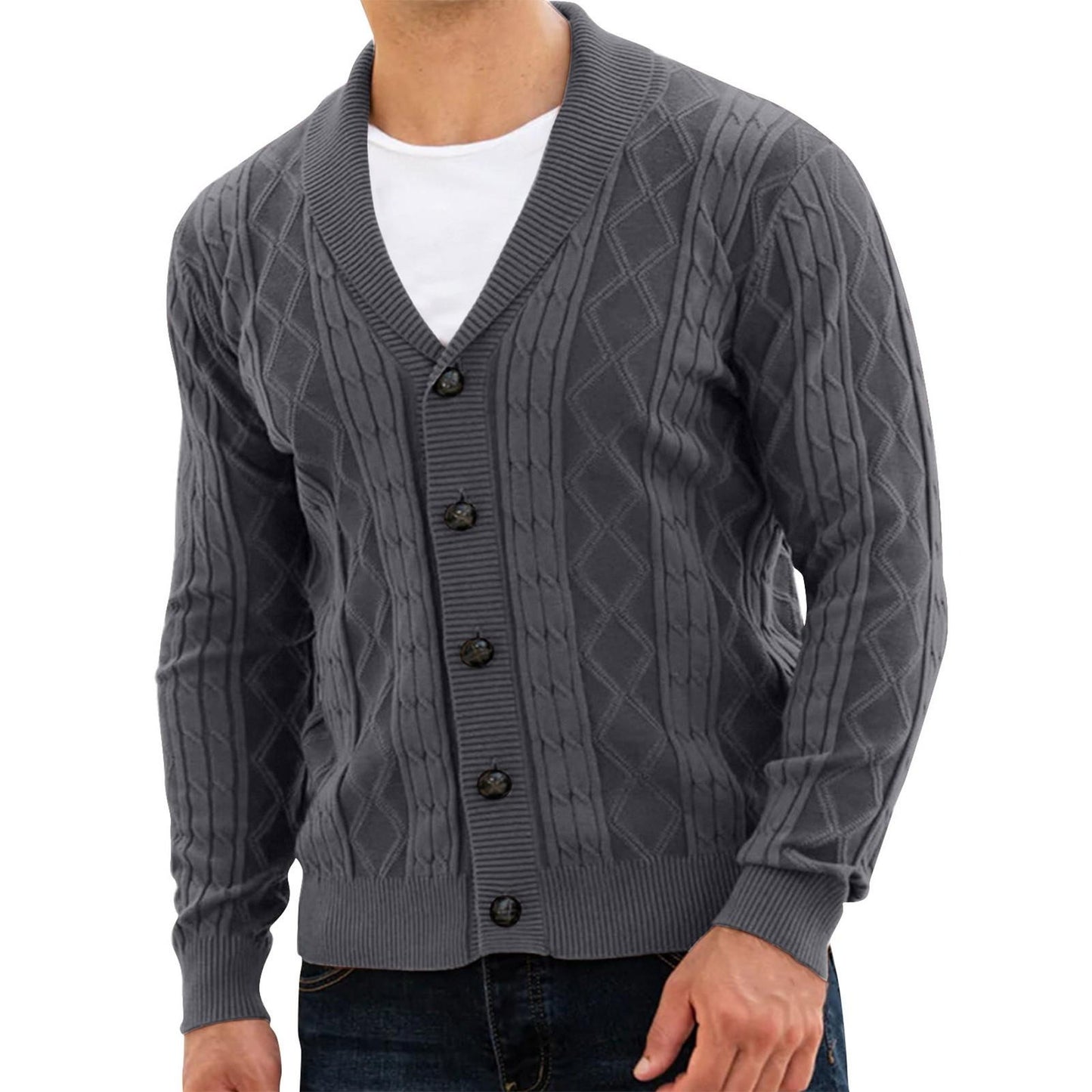 Plain Casual Cardigan