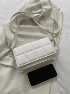 Minimalist Mini Checkered Shoulder Bag