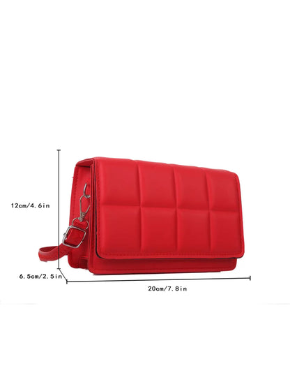 Minimalist Mini Checkered Shoulder Bag