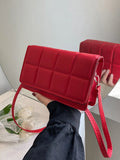 Minimalist Mini Checkered Shoulder Bag
