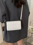 Minimalist Mini Checkered Shoulder Bag
