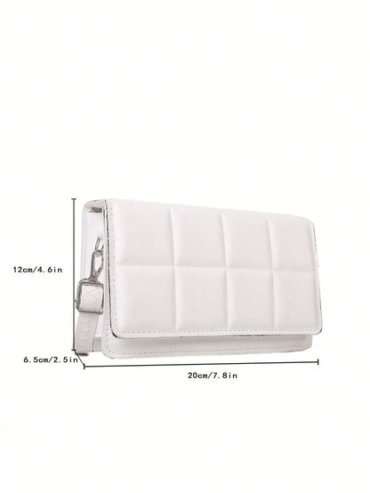 Minimalist Mini Checkered Shoulder Bag