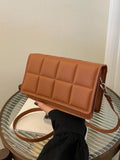 Minimalist Mini Checkered Shoulder Bag