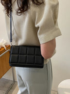 Minimalist Mini Checkered Shoulder Bag