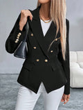 Lapel Button Elegant Business Blazer