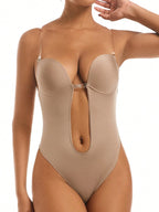 Deep V-neck Bodysuit