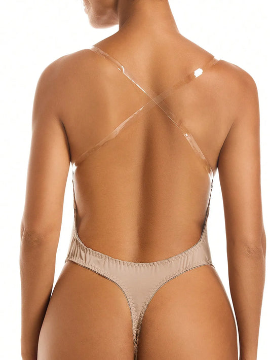 Deep V-neck Bodysuit