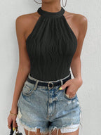 Sexy Slim Fit Halter Bodysuits