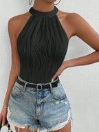 Sexy Slim Fit Halter Bodysuits