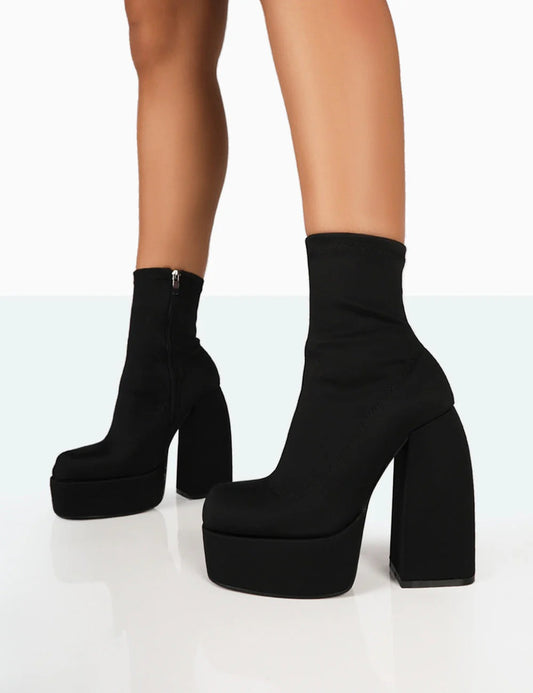 Ankle Platform Booties