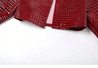 Round Neck Crop Top Jacket