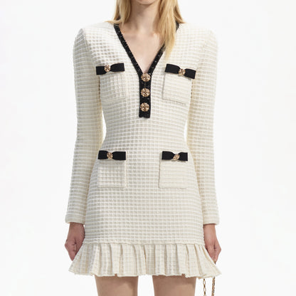 Elegant French Short Dress