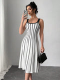 Striped Print Dress