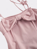 Elegant Vintage Bow Dress