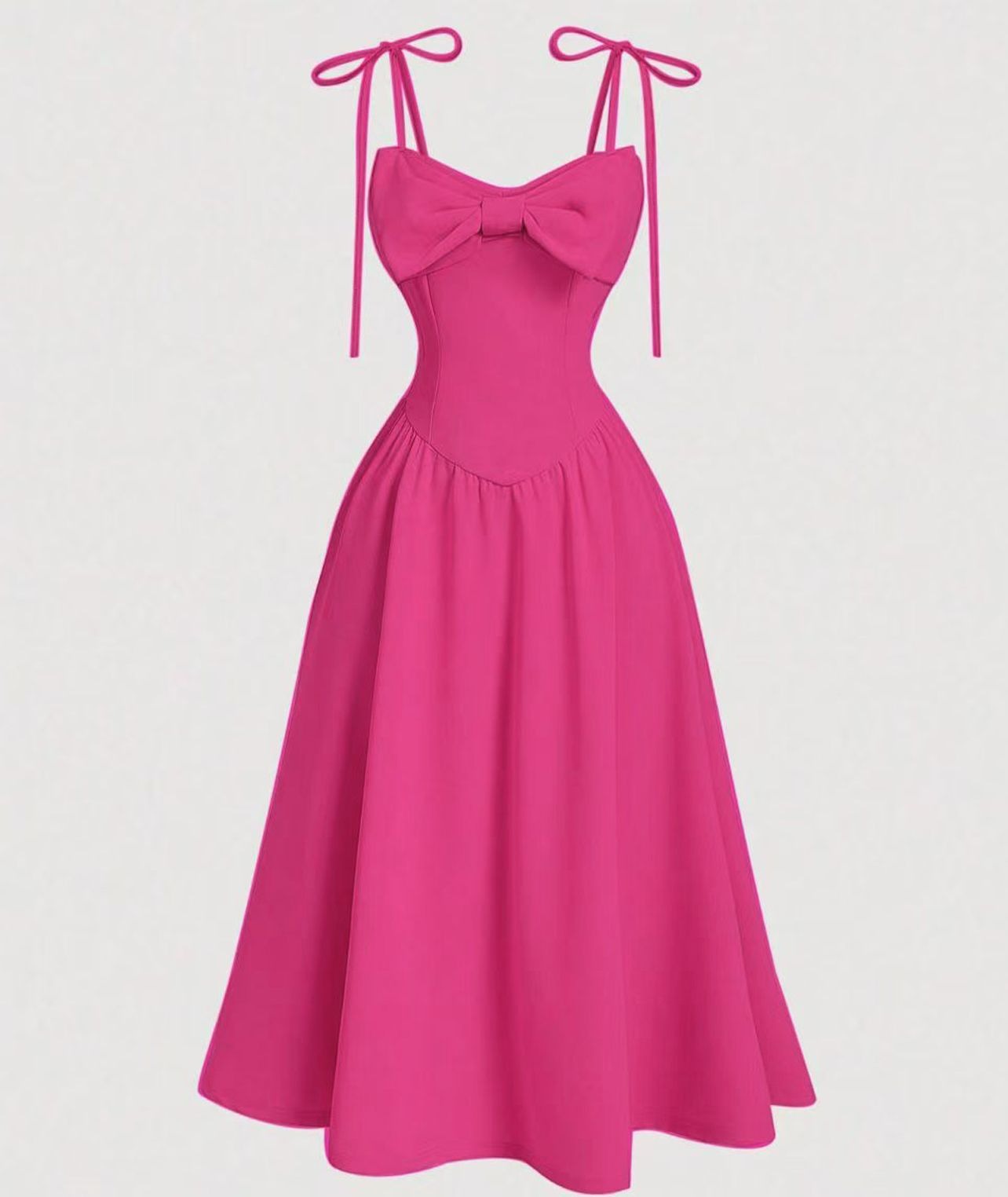 Elegant Vintage Bow Dress