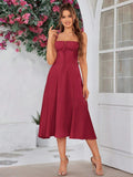 Ruched Corset Bodycon Dress