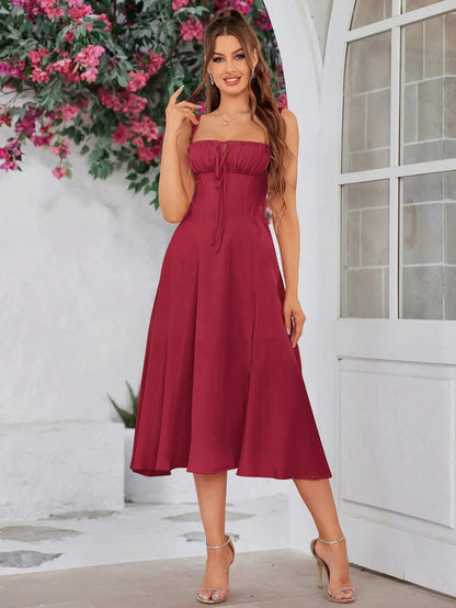 Ruched Corset Bodycon Dress
