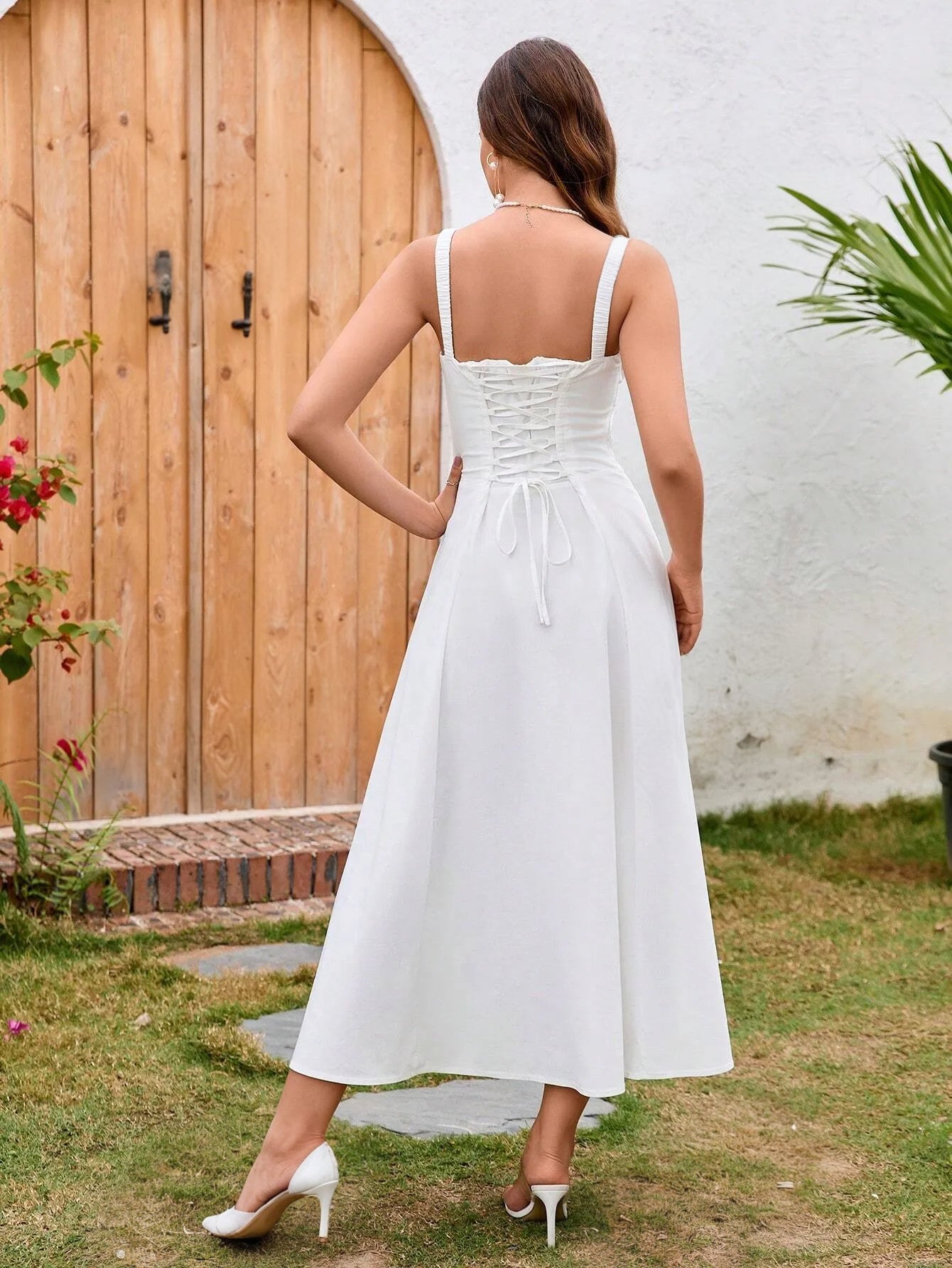 Ruched Corset Bodycon Dress