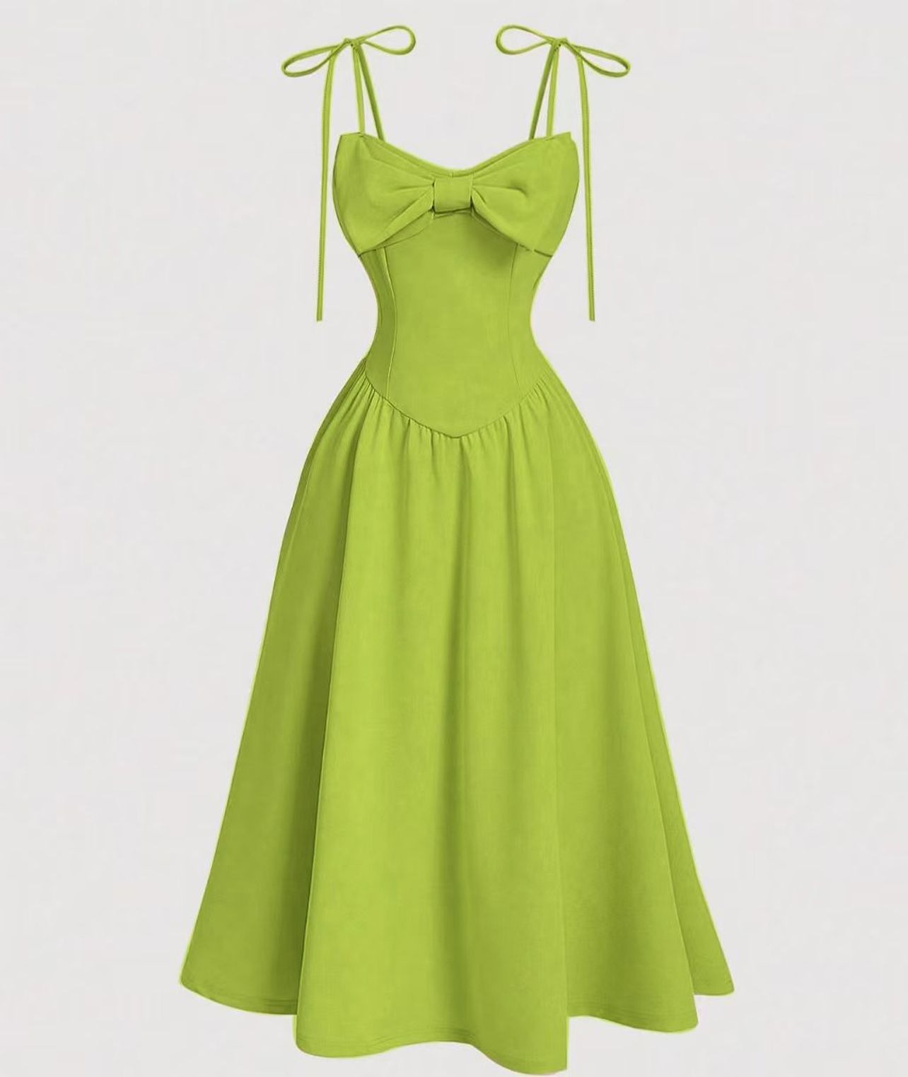 Elegant Vintage Bow Dress