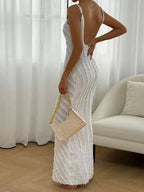 Spaghetti Maxi Strap Dress