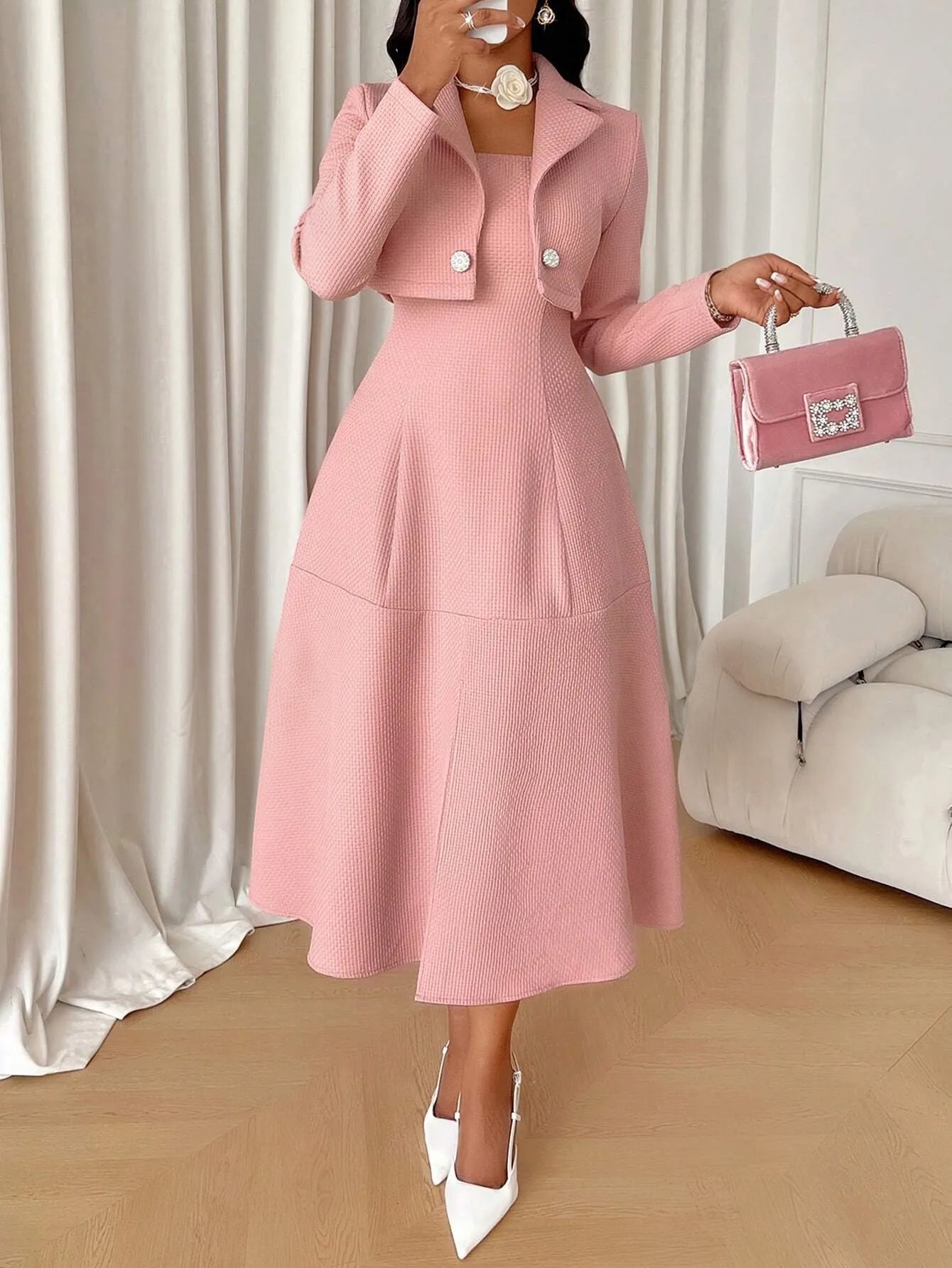 Cami Dress Set Two Pieces