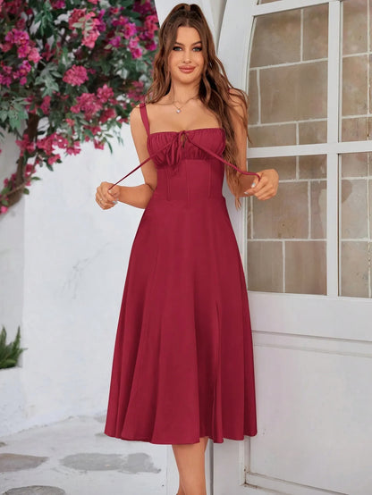 Ruched Corset Bodycon Dress