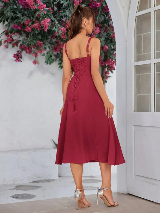 Ruched Corset Bodycon Dress