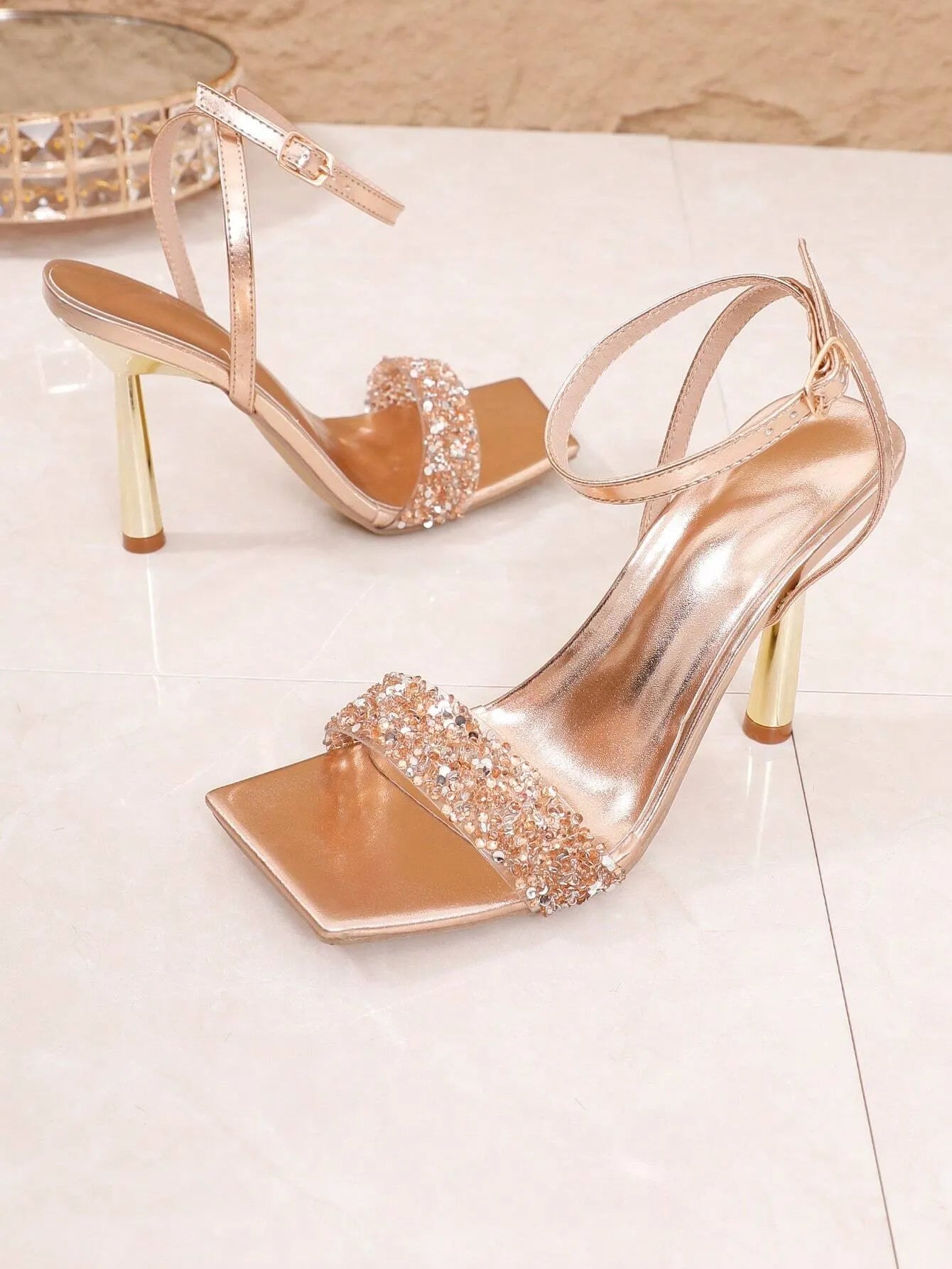 Elegant Strap High Heel Sandal