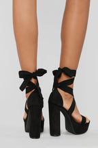 Faux High-heeled Sandals