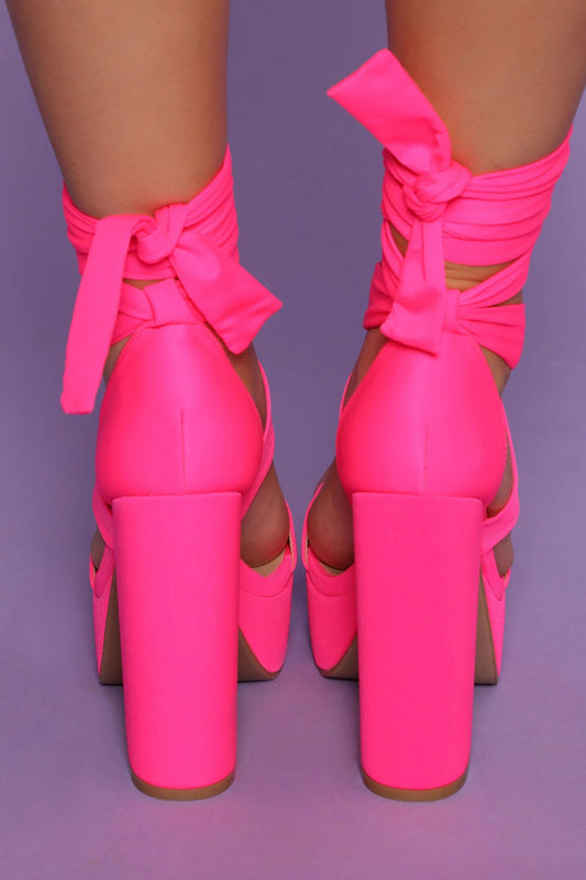 Faux High-heeled Sandals