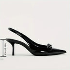 Pointed Toe Slingback Pumps
