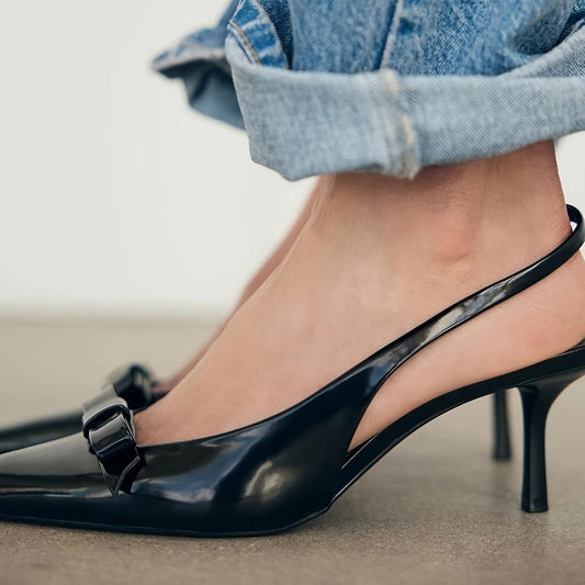 Pointed Toe Slingback Pumps