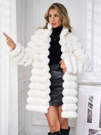 Stand Collar Fluffy Coat