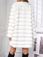 Stand Collar Fluffy Coat