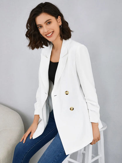 Double Button Longline Blazer
