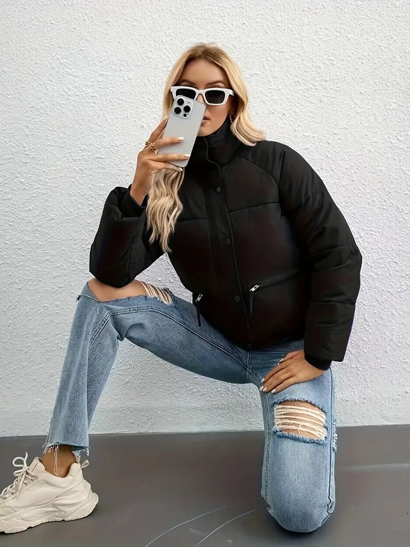 Chic Short Puffer Jacket