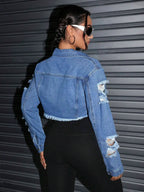Cropped Denim Jacket